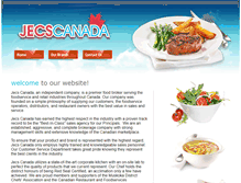 Tablet Screenshot of jecscanada.com